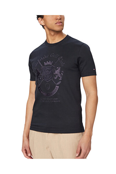 Tommy Hilfiger Ανδρικό Country Club T-shirt Navy Μπλε MW0MW42373-DW5