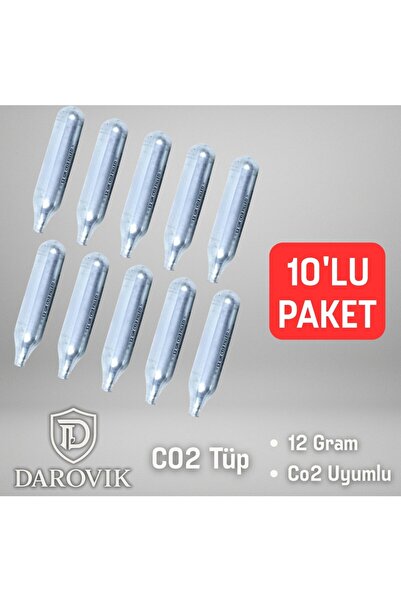 Darovik Co2 Havalı Tüpü 10'lu Paket Co2 Tüp (10 Adet)