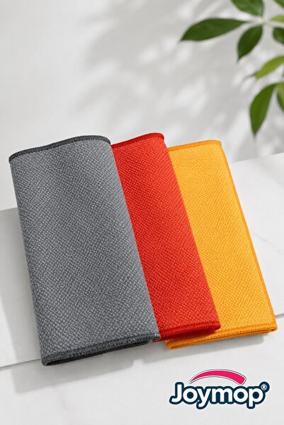 JOYMOP (3 Pieces) Glass and Mirror Cloth Microfiber General Cleaning Cloth Mu...