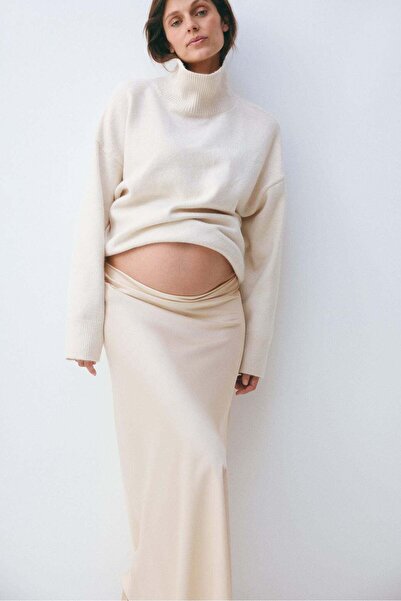 H&M MAMA Satin slip skirt