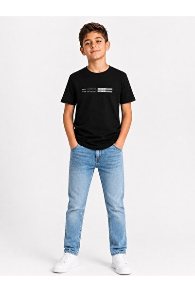 TANEMKİDSWEAR TANEM 16005-26 Αγορίστικο μπλουζάκι με στάμπα, άνετη εφαρμογή, ...