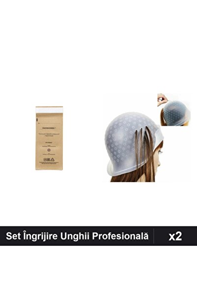 Makeup Set 2 Îngrijire Unghii Profesională - Pungi Sterilizare 10buc + Cască ...
