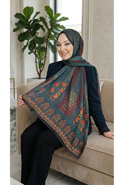 Big ModaEbrar Patterned Soft Shawl - 085