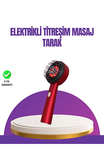Epilons Kırmızı LED Işıklı Saç Derisi Masaj Aleti