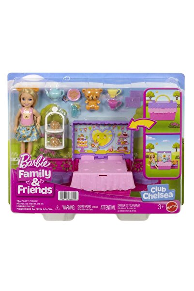 Barbie FAMILY AND FRIENDS SET CHELSEA'S TEA PARTY SURPRISE