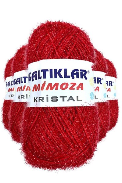 atastore2017 5 Pieces Mimosa Crystal Glittering Shawl Booties Vest Thread 25