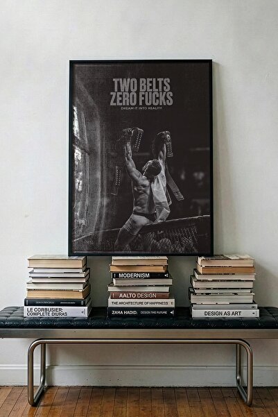 TabloRosa Siyah Çerçeveli Modern Dekoratif Poster Tablo – Mcgregor | Spor Kol...