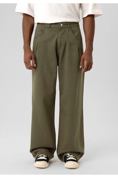 S13 Store Mink Balloon Fit Gabardine Trousers