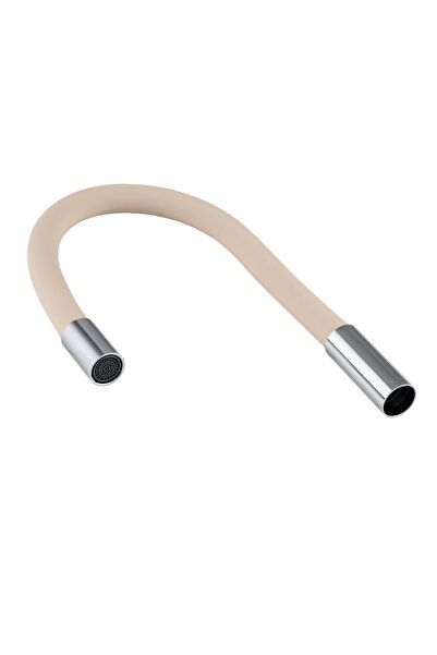 Granitan Baterie Flexibila Granitan, Inox, 51.5cm, Bej/Crom