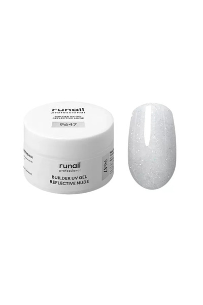 RUNAİL PROFESSİONAL Reflective Builder Gel Disko Protez Jeli 15 ml - 9647