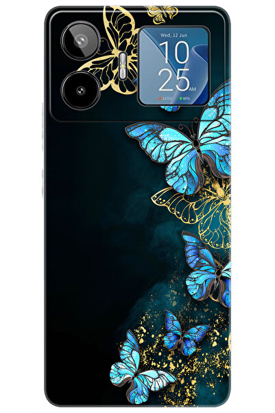 General Mobile GM 26 PRO 5G (G903) Uyumlu Kılıf Desen Baskılı Silikon Kelebek...