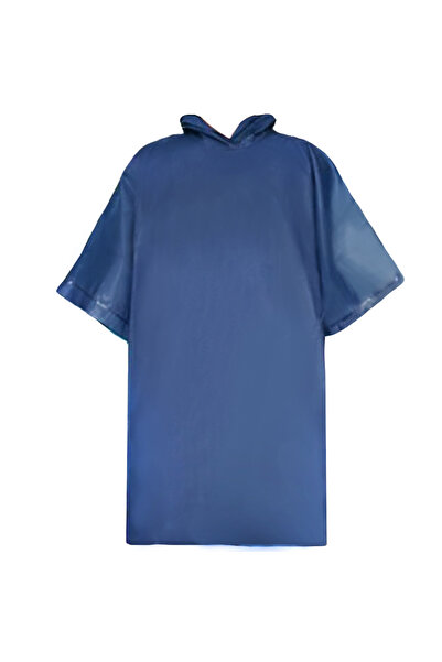 Zumzeria Poncho Blue Rain Cape for Adults