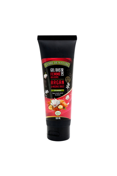 Verre De Nature Gel de dus crema Femme Delicate cu argan, migdale dulci si mi...