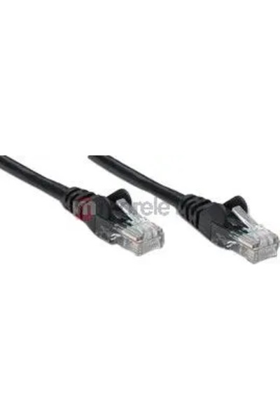 Intellinet Cablu patch 100% cupru Cat.5e UTP, 3m, negru