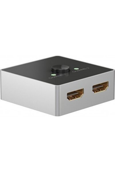 goobay Comutator HDMI portabil 2 la 1 (4K @ 60 Hz), 58486