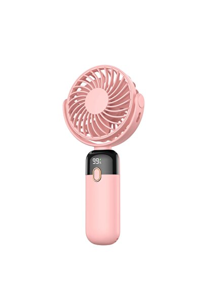 Warmco K70 Taşınabilir Şarjlı El Vantilatörü 2400mAh 360° Döner Başlıklı ve S...