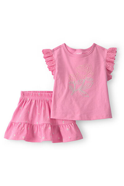 Carter's Baby Girl Set of 2 12 Months-24 Months Pink