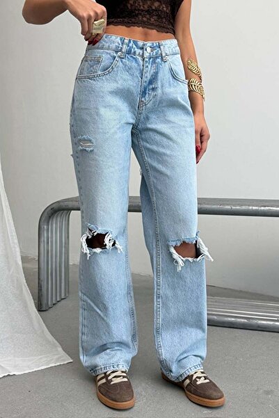 Joana Bronley Blue Regular Fit Jeans - Size 40