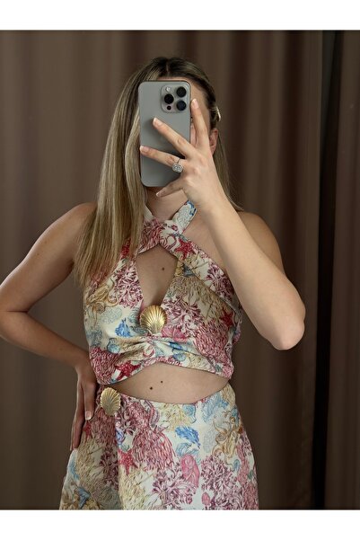 AlisBoutique Deniz Kabuğu Tokalı Takım