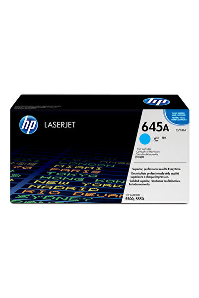HP Cartuș de toner original LaserJet cyan 645A