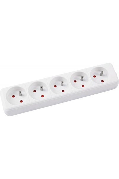 OFFICE products Looler OFFICE PRODUCTS,5 sockets, 1.5m, with grounding, white