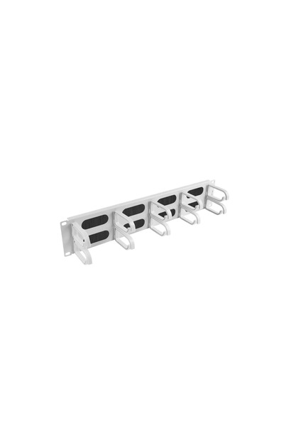 Lanberg Cable Organizer 19" 2U type B grey
