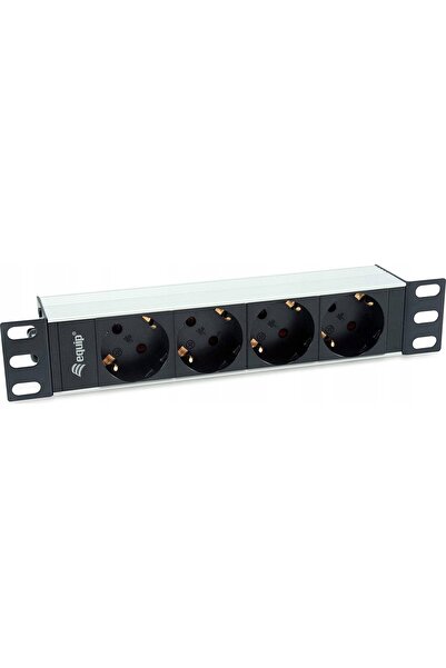 EQUIP 333311 unitate de distribuție a energiei (PDU) 4 prize AC 1U Negru, Arg...