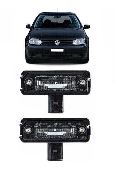 cme parts Vw Volkswagen Golf 4 Mk4 1998-2004 Uyumlu Arka Plaka Lambası Takım ...