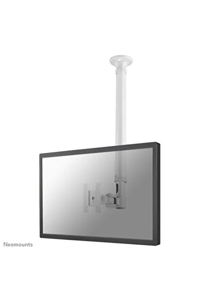 NEOMOUNTS Tv/Monitor Ceiling Mount For 10"-30" Screen, Height Adjustable - Wh...