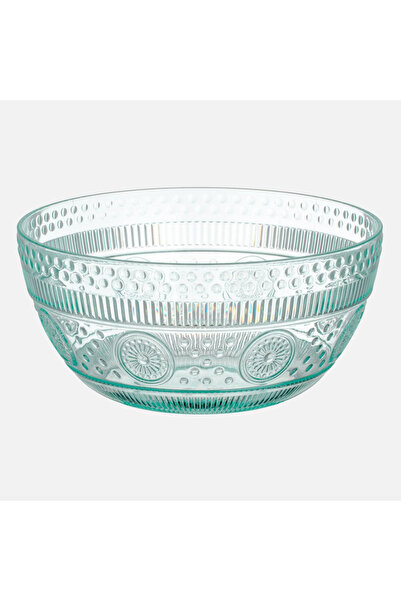 Zumzeria Mint Green Plastic Bowl with Relief Pattern 800ml