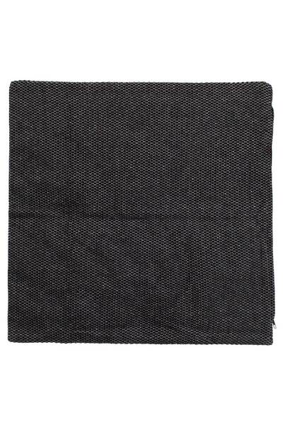 OEM Black Bicolor Decorative Pillowcase with Pattern 45x45cm
