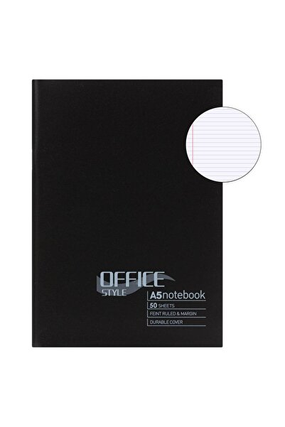 Zumzeria A5 Black Notebook PP Cover - 50 Sheets