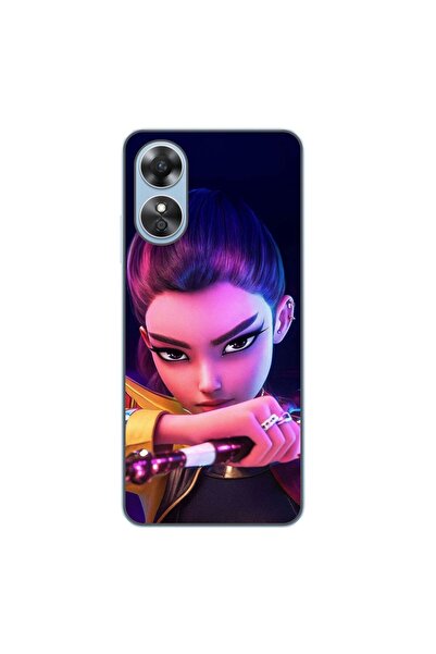 OEM Husa compatibila cu Oppo A17 Silicon Gel Tpu Model KPop Demon Hunters Rumi