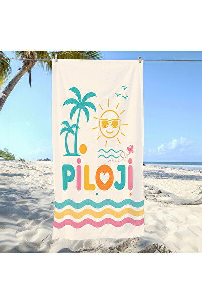 Piloji Digital Printed Summer Beach Towel 75X150 cm – Summer Beach Towel - Mo...