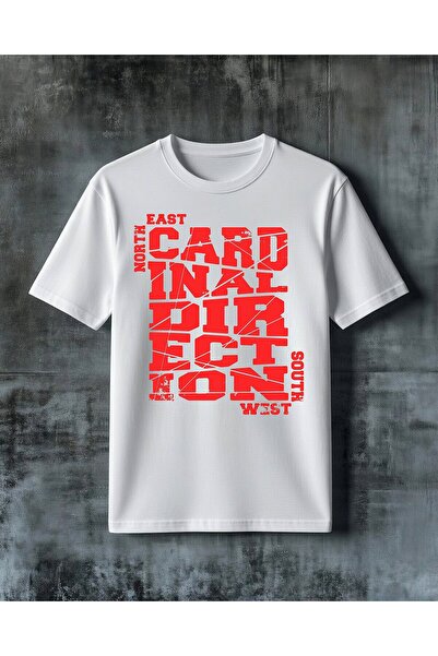 COMVİCHO Cardinal Kuzey Dogu Printed Oversize T-Shirt