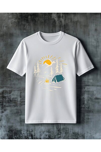 COMVİCHO Kamp Dag Gunus Printed Oversize T-Shirt