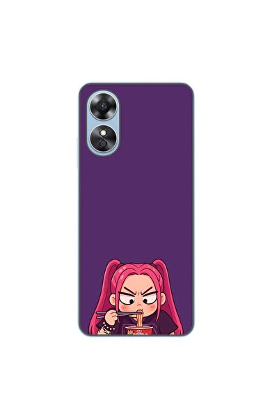 OEM Husa compatibila cu Oppo A17 Silicon Gel Tpu Model KPop Demon Hunters Mir...