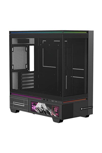 ThermalRight TL-M10 Vision Black ARGB Temperli Cam Mid Tower mATX Gaming Kasa