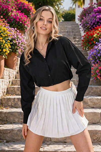 OEM Women's Skirt Pants with Elastic Waist and Relaxed Cut