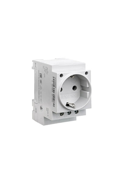 Siemens 2P+Z 16A 230V Schuko modul socket for 5TE6800 rails