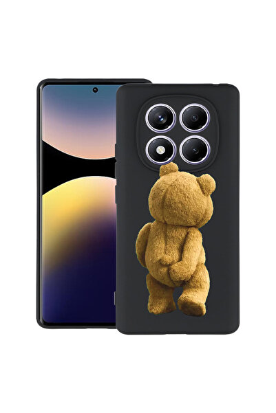bestcase Ултра тънък TPU калъф за Xiaomi Redmi Note 15 Pro 4G, Мече със скрит...
