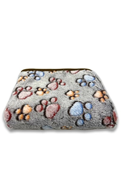 Choice27 M Grey Dog Blankets Cat Soft Fluffy Fleece Pet Blanket Warm Cute Pri...