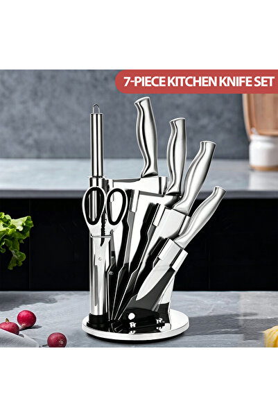 Vitakit Stainless Steel Kitchen Knife Set, Sharp 15° Angle Chef Knives, Multi...
