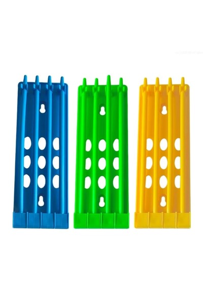 Choice 3pcs Bird Foot Ring Holder 4-row Large Space Multi-color Hanging Foot ...