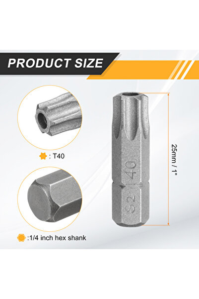 Choice16 2pcs T40 2/5/10pcs T6 T8 T10 T15 T20 T25 T27 T30 T40 Torx Screwdrive...