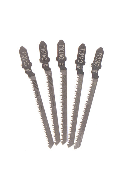 Choice Onesize 5PCS T101AO HCS T-Shank Jigsaw Blades Curve Cutting Tool For W...