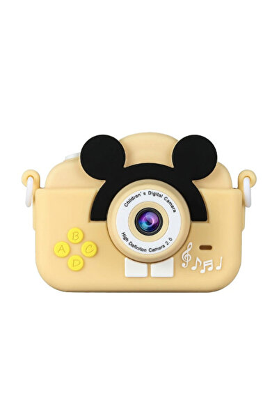 BASHAR Cameră foto/video pentru copii cu ecran LCD, MICKEY GALBEN