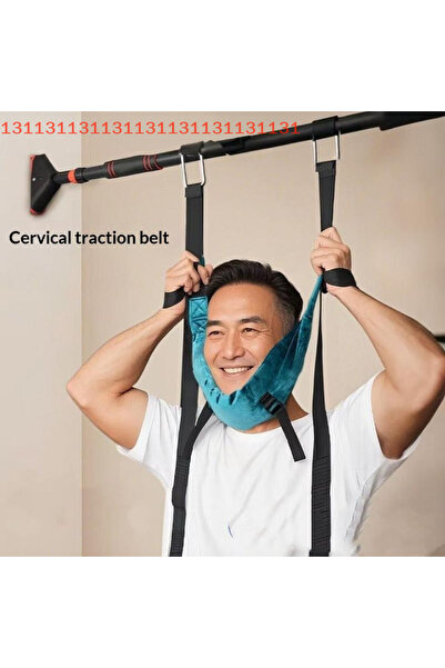 Choice Cervical Neck Traction Belt Hanging Neck Stretching Cervical Spondylos...