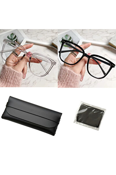 Choice5 black 2pcs Anti-blue Light Glasses for Women with Regular Eyeglass Fr...