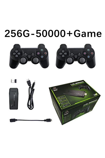Choice3 وحدة تحكم ألعاب فيديو M8 4K بسعة 256 جيجابايت مع علبة، وحدة تحكم لاسل...